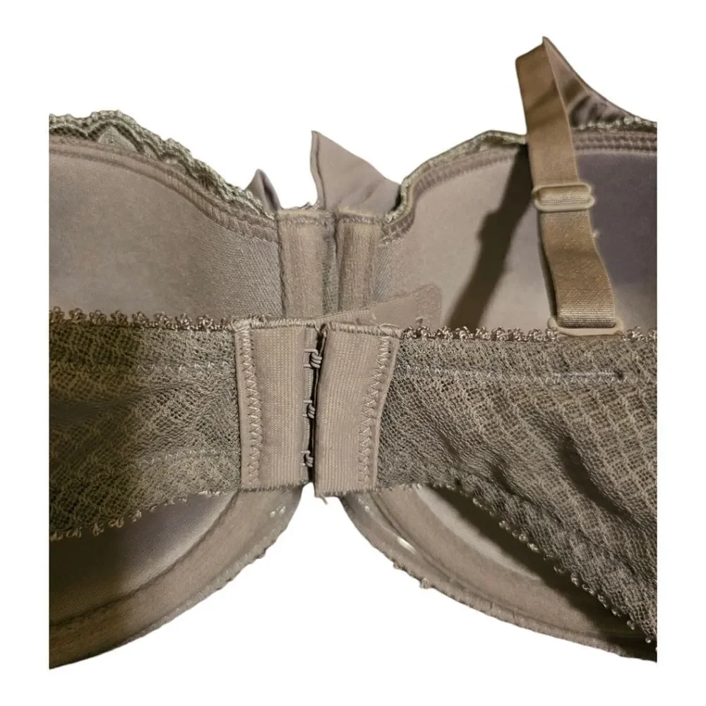 AFFINITAS Lavender Lace Padded Underwire Bra -‎ Size 32DD - Picture 6 of 9